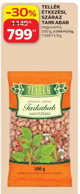 TELLÉR ÉTKEZÉSI, SZÁRAZ TARKABAB