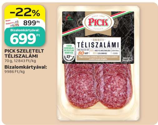PICK Szeletelt téliszalámi