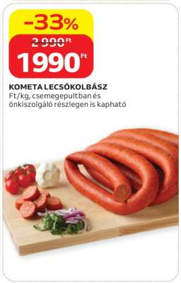 Kometa lecsókolbász