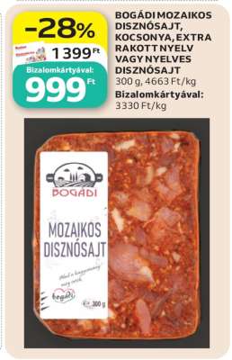 Bogádi Mozaikos Disznósajt