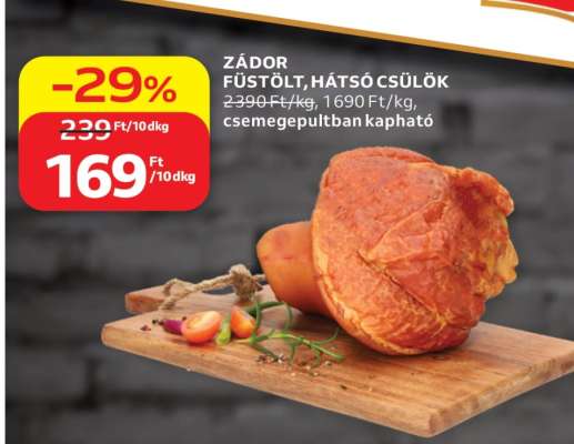 Zádor Füstölt Hátsó Csülök