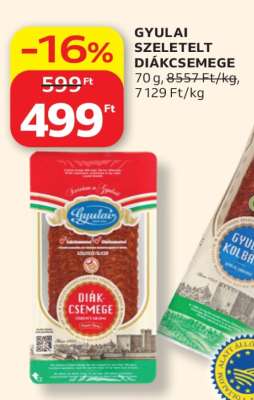 GYULAI SZELETELT DIÁKCSEMEGE