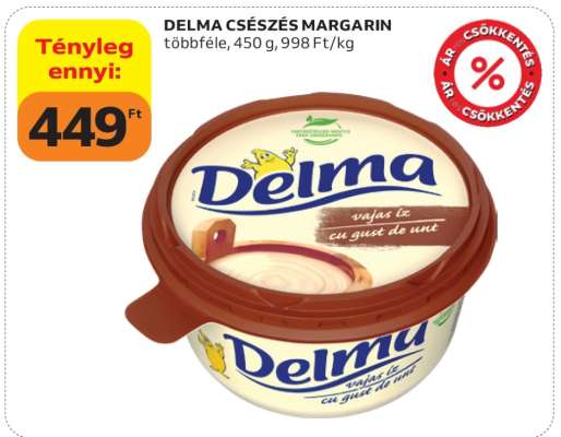 DELMA CSÉSZÉS MARGARIN