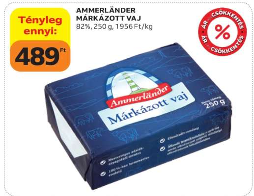 Ammerländer márkázott vaj