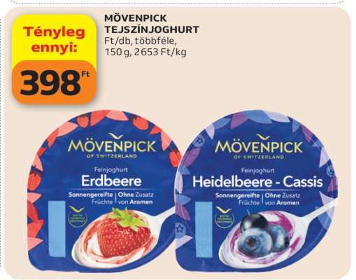 MÖVENPICK TEJSZÍNJOGHURT