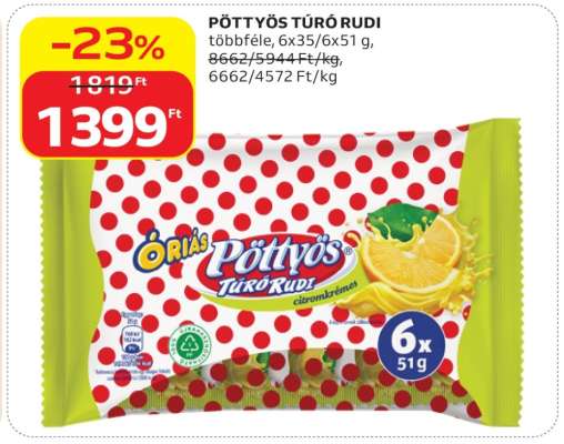 PÖTTYÖS Túró Rudi