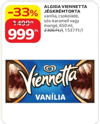 Algida Viennetta Jégkrémtorta