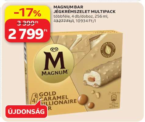 MAGNUM BAR JÉGKRÉMSZELET MULTIPACK