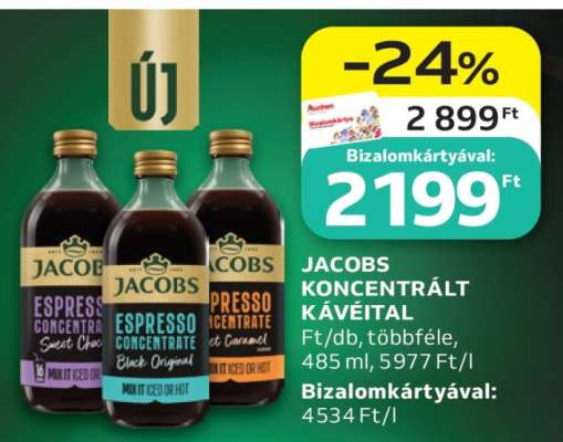 JACOBS KONCENTRÁLT KÁVÉITAL