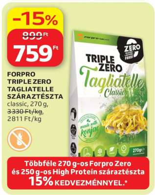 FORPRO TRIPLE ZERO TAGLIATELLE SZÁRAZTÉSZTA