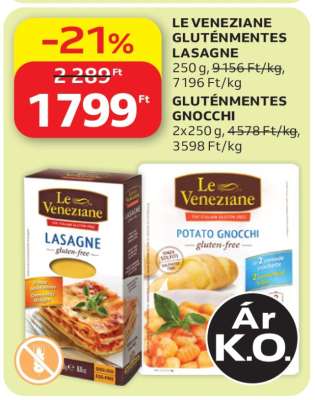 LE VENEZIANE GLUTÉNMENTES LASAGNE