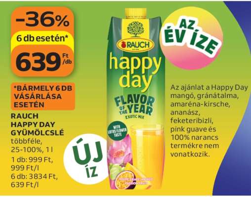 Rauch Happy Day Gyümölcslé