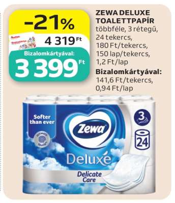 Zewa Deluxe toalettpapír