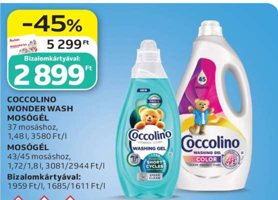 Coccolino Wonder Wash mosógél