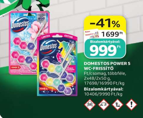 DOMESTOS POWER 5 WC-FRISSÍTŐ