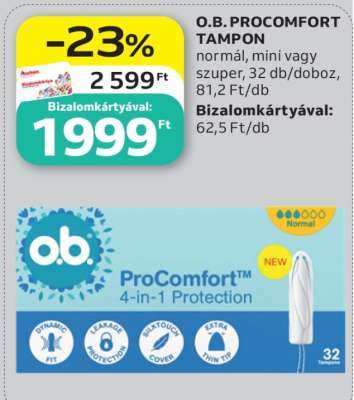 O.B. ProComfort Tampon