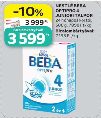 NESTLÉ BEBA OPTIPRO 4 JUNIOR ITALPOR
