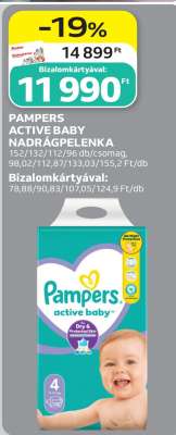 Pampers Active Baby Nadrágpelenka