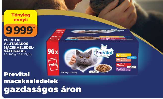 PREVITAL ALUTASAKOS MACSKAELEDEL-VÁLOGATÁS