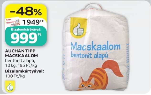 AUCHAN TIPP MACSKAALOM