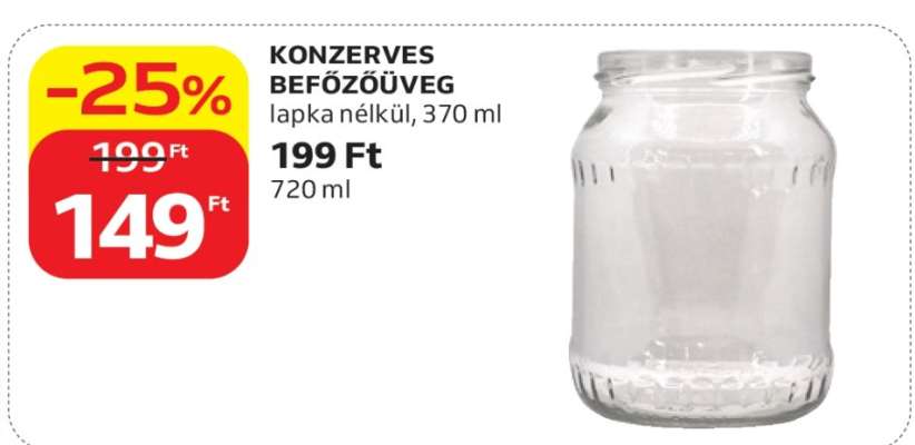 KONZERVES BEFŐZŐÜVEG
