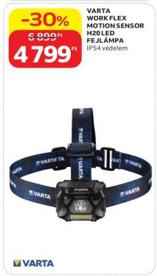 VARTA WORK FLEX MOTION SENSOR H20 LED FEJLÁMPA