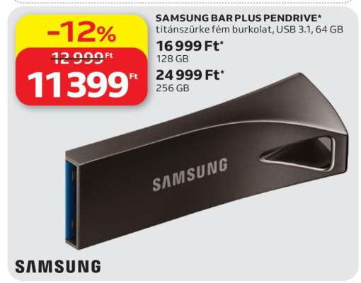 SAMSUNG BAR PLUS PENDRIVE