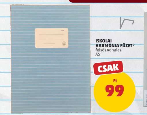 ISKOLAI HARMÓNIA FÜZET