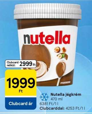 Nutella jégkrém
