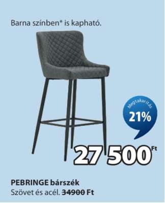 PEBRINGE bárszék