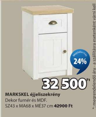 MARKSKEL éjjeliszekrény