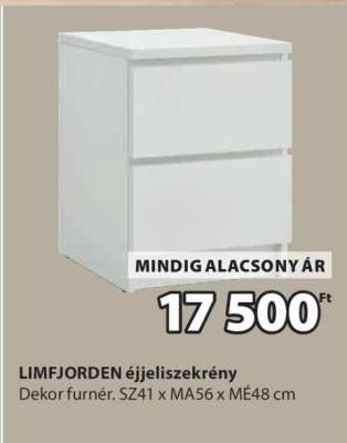 LIMFJORDEN éjjeliszekrény