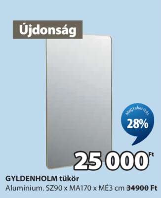 GYLDENHOLM tükör