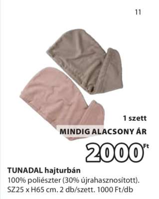 TUNADAL hajturbán