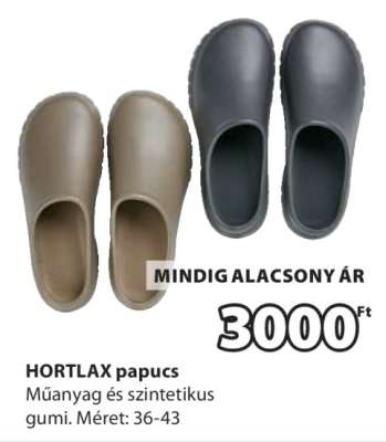 HORTLAX papucs