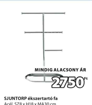SJUNTORP ékszertartó fa