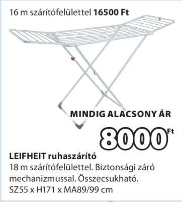 LEIFHEIT RUHASZÁRÍTÓ