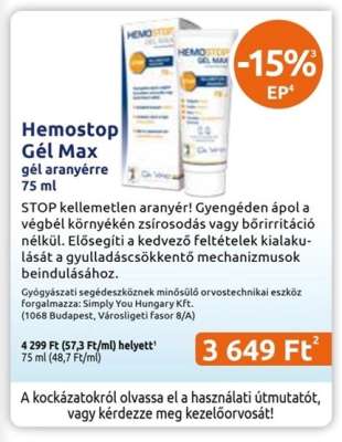Hemostop Gél Max