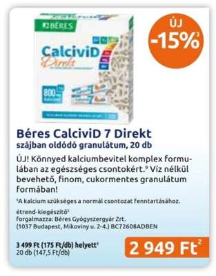 Béres CalciviD 7 Direkt