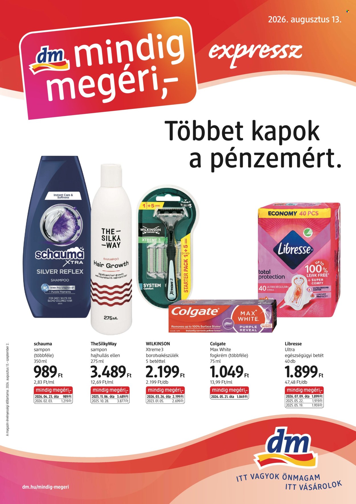 dm drogerie markt akciós újságok - 2026.08.13 - 2026.09.02. Oldal 1