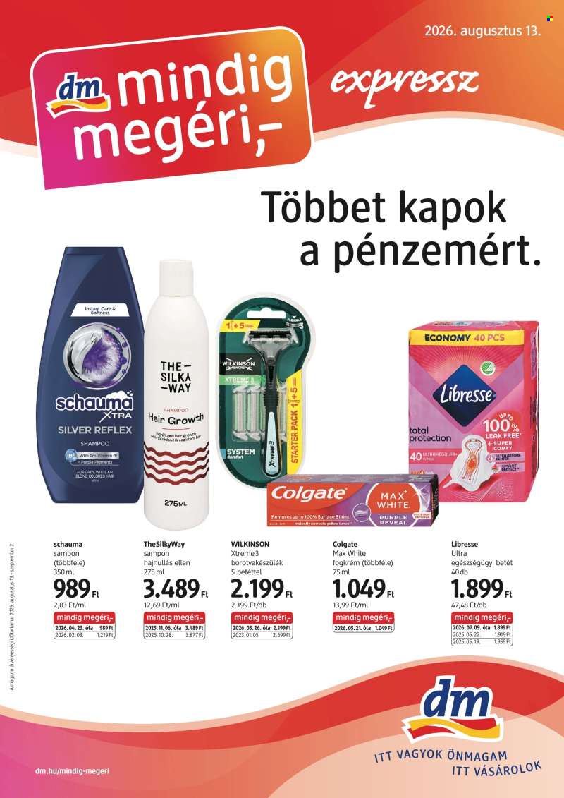 Újság dm drogerie markt - 2026.08.13 - 2026.09.02.