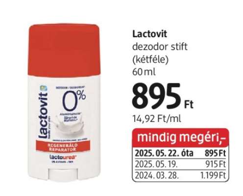Lactovit dezodor stift