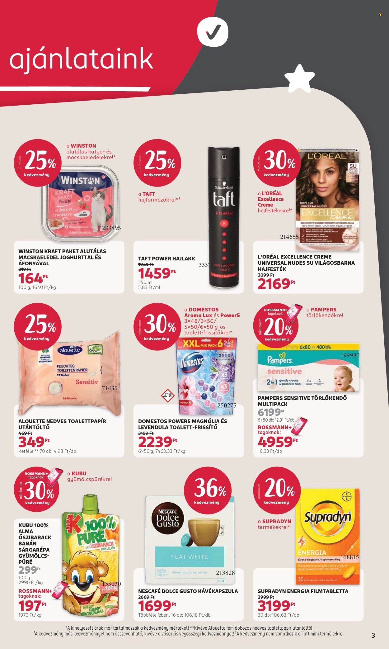 Rossmann akciós újságok - 2026.08.17 - 2026.08.28. Oldal 3