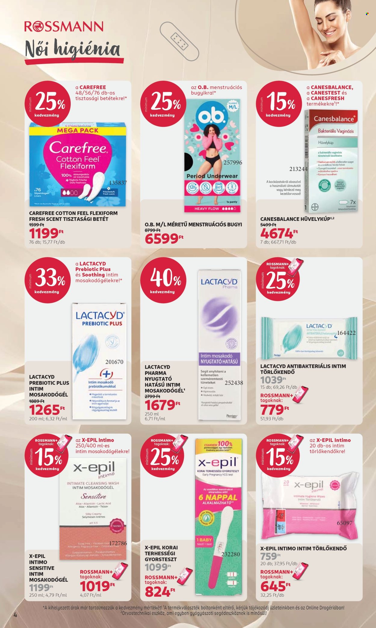Rossmann akciós újságok - 2026.08.17 - 2026.08.28. Oldal 4