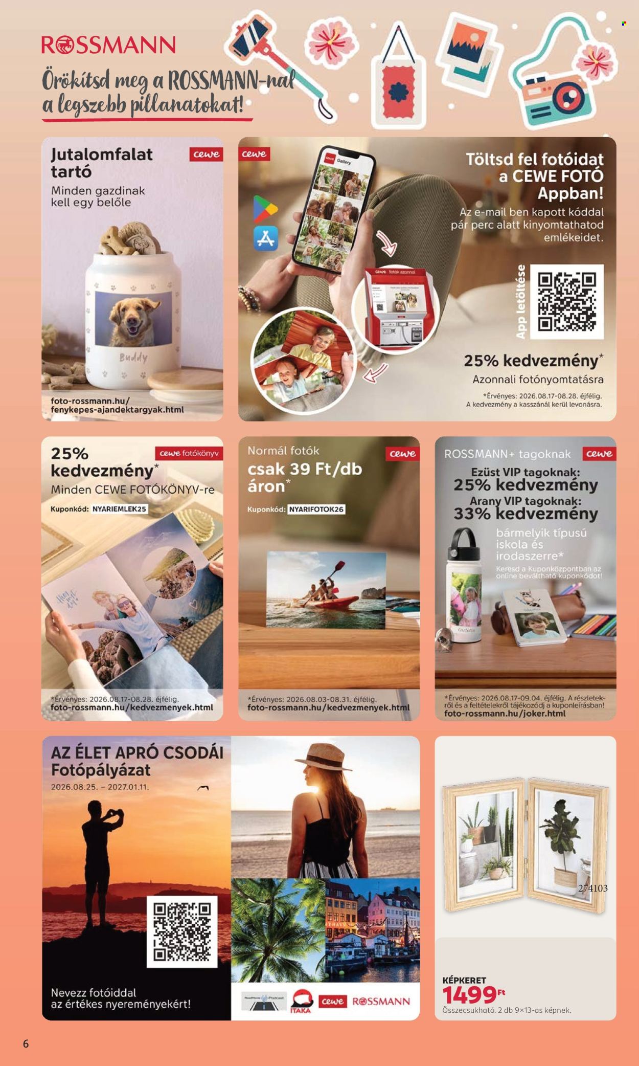 Rossmann akciós újságok - 2026.08.17 - 2026.08.28. Oldal 6