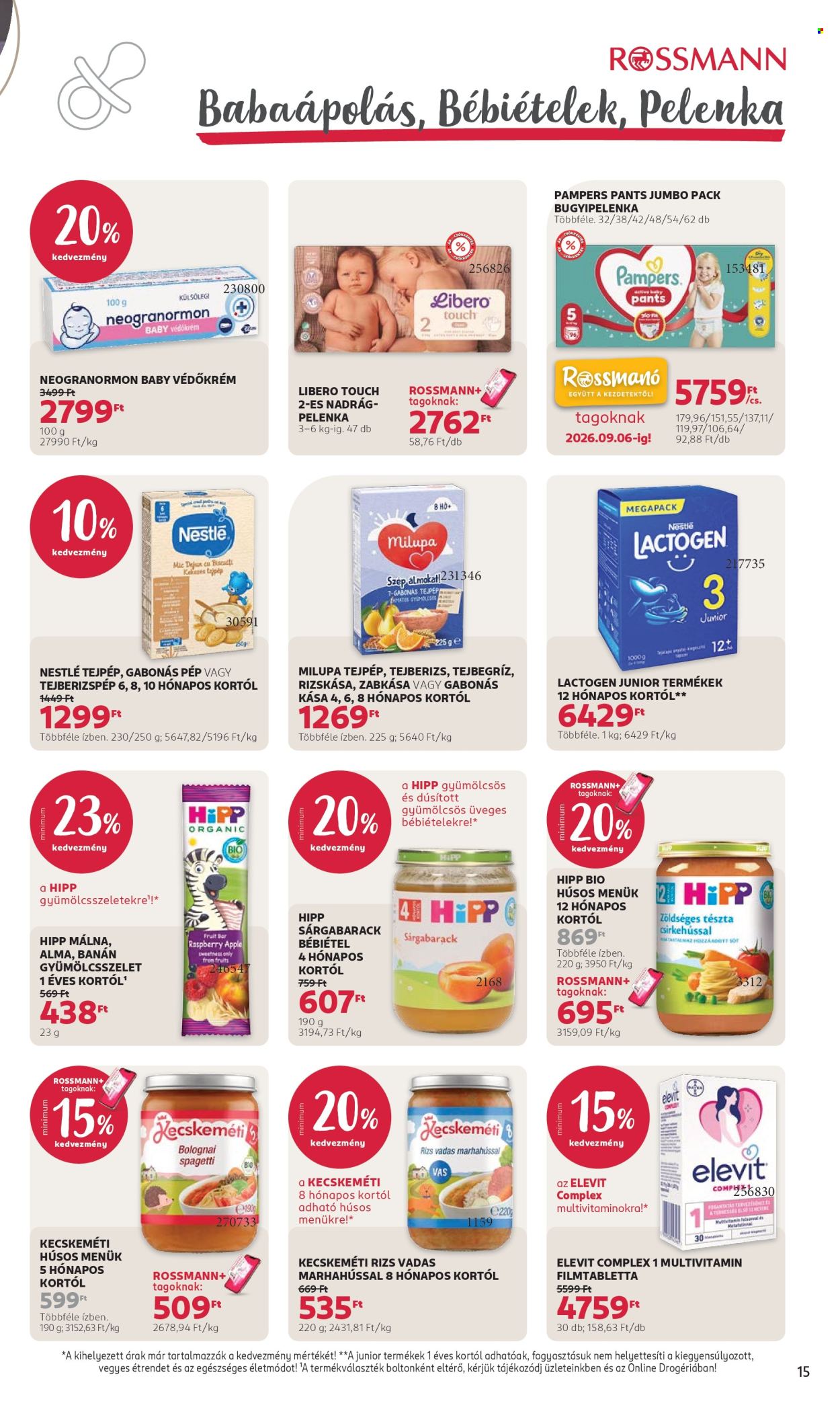 Rossmann akciós újságok - 2026.08.17 - 2026.08.28. Oldal 17