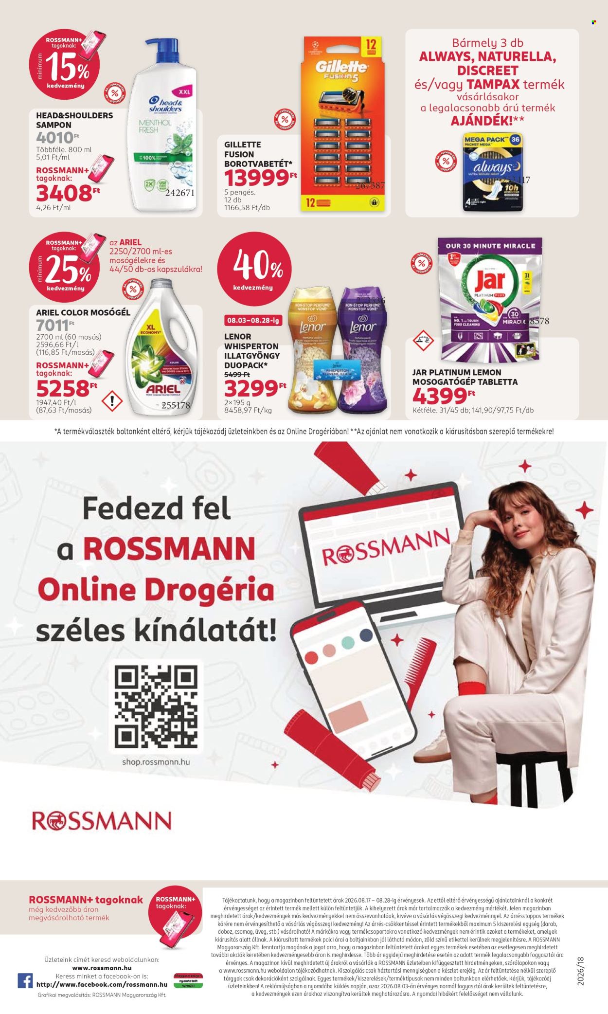Rossmann akciós újságok - 2026.08.17 - 2026.08.28. Oldal 24
