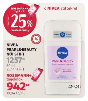 NIVEA PEARL&BEAUTY NŐI STIFT