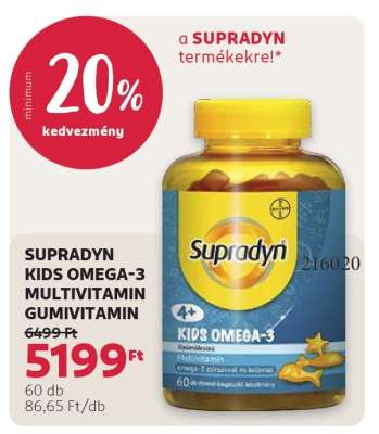 SUPRADYN KIDS OMEGA-3 MULTIVITAMIN GUMIVITAMIN