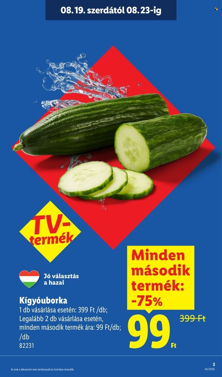 Lidl akciós újságok - 2026.08.19 - 2026.08.26. Oldal 3